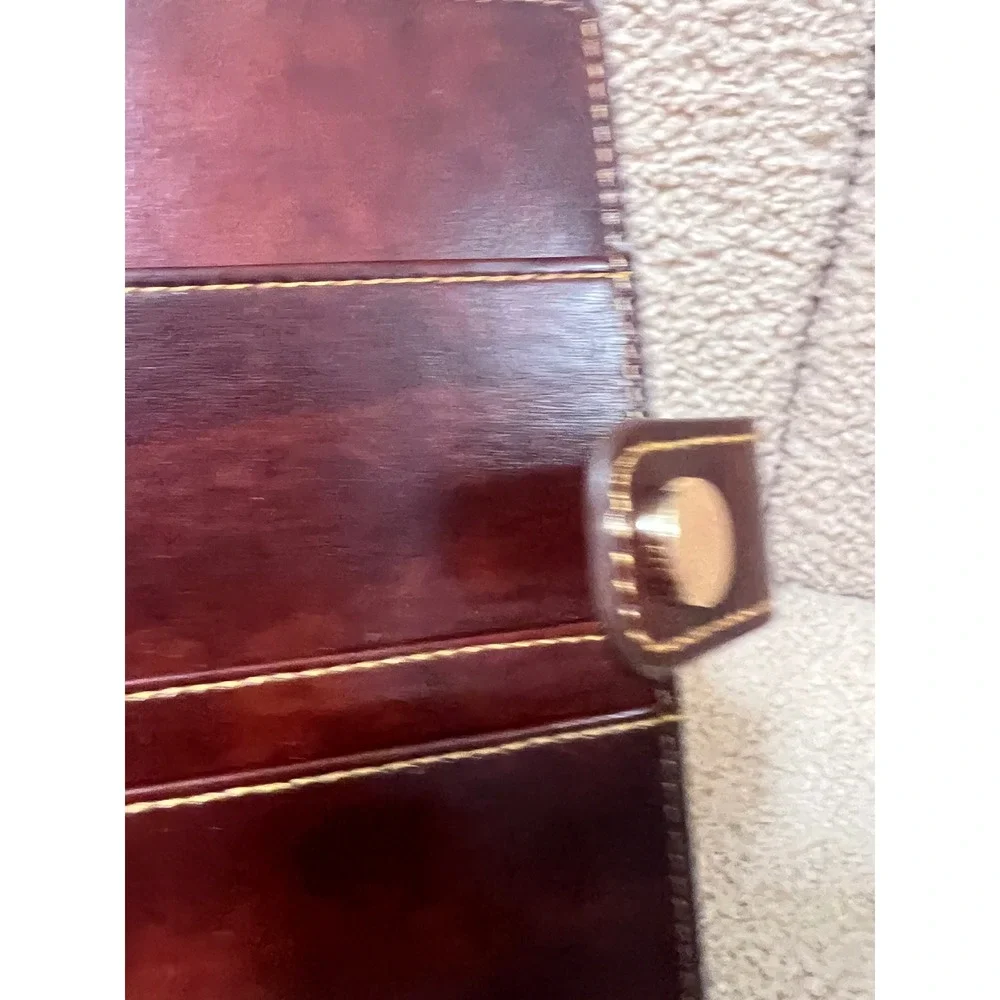 Eccolo World Traveler Brown Faux Leather RFID Blocking Passport Holder Vegan